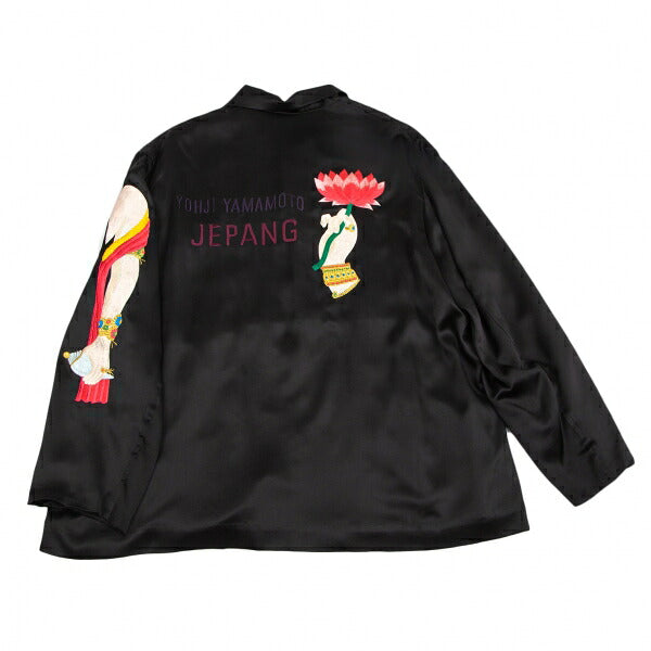 Yohji Yamamoto POUR HOMME JEPANG Lotus Jacket Black Size M