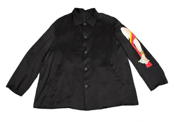 Yohji Yamamoto POUR HOMME JEPANG Lotus Jacket Black Size M