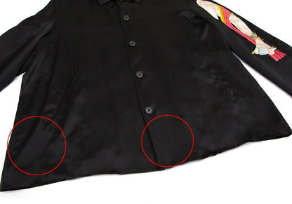Yohji Yamamoto POUR HOMME JEPANG Lotus Jacket Black Size M