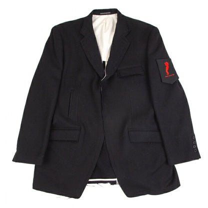 Yohji Yamamoto POUR HOMME 09AW Patch Jacket Black Size 4