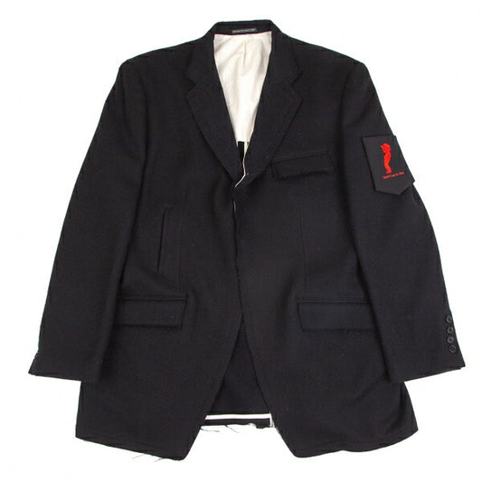 Yohji Yamamoto POUR HOMME 09AW Patch Jacket Black Size 4
