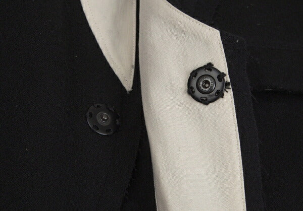 Yohji Yamamoto POUR HOMME 09AW Patch Jacket Black Size 4