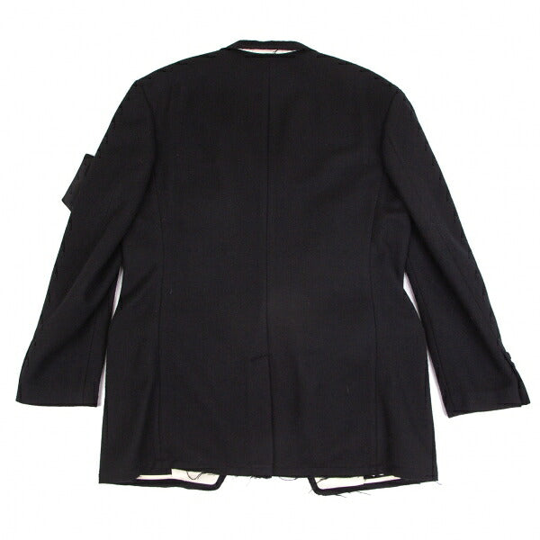 Yohji Yamamoto POUR HOMME 09AW Patch Jacket Black Size 4