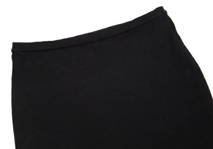 COMME des GARCONS Cotton Stretch Tight Skirt Black Size M