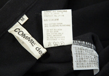 COMME des GARCONS Cotton Stretch Tight Skirt Black Size M