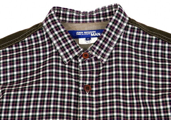 JUNYA WATANABE MAN COMME des GARCONS Check Shirt Size XS
