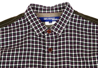 JUNYA WATANABE MAN COMME des GARCONS Check Shirt Size XS