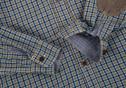 JUNYA WATANABE MAN COMME des GARCONS Check Blue Size XS