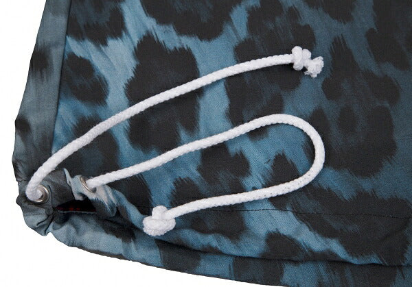 COMME des GARCONS 21AW Leopard Lined Jacket Blue Size M