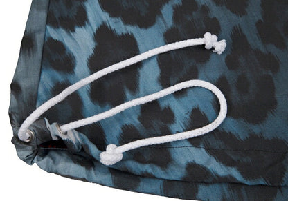 COMME des GARCONS 21AW Leopard Lined Jacket Blue Size M