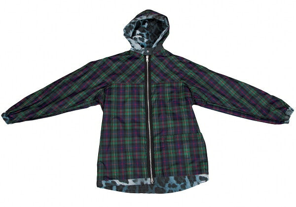 COMME des GARCONS 21AW Leopard Lined Jacket Blue Size M