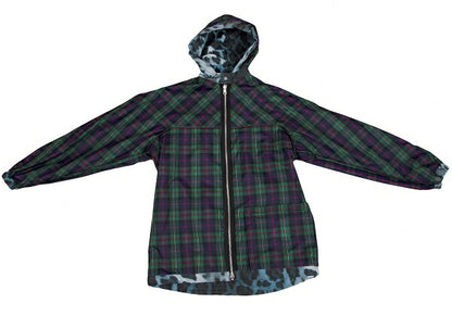 COMME des GARCONS 21AW Leopard Lined Jacket Blue Size M