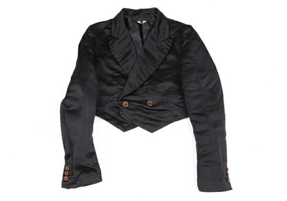 COMME des GARCONS GIRL Poly Satin Jacket Black Size XS