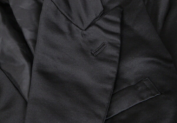 COMME des GARCONS GIRL Poly Satin Jacket Black Size XS