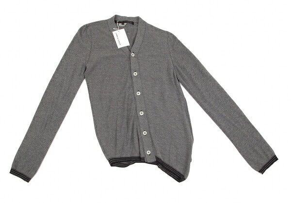 COMME des GARCONS Product-Dyed Wool Cardigan Gray Size S