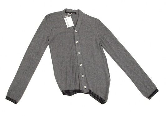 COMME des GARCONS Product-Dyed Wool Cardigan Gray Size S