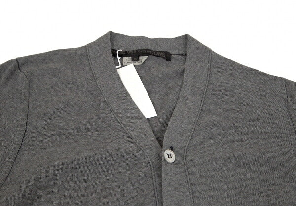 COMME des GARCONS Product-Dyed Wool Cardigan Gray Size S
