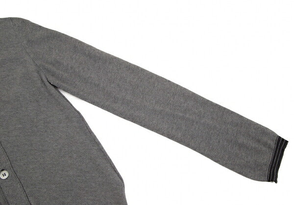 COMME des GARCONS Product-Dyed Wool Cardigan Gray Size S