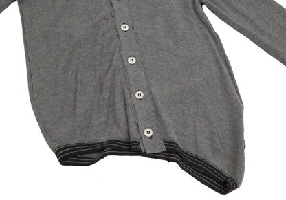 COMME des GARCONS Product-Dyed Wool Cardigan Gray Size S