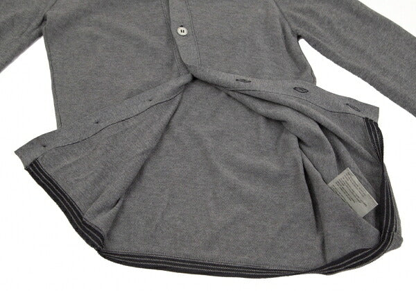 COMME des GARCONS Product-Dyed Wool Cardigan Gray Size S