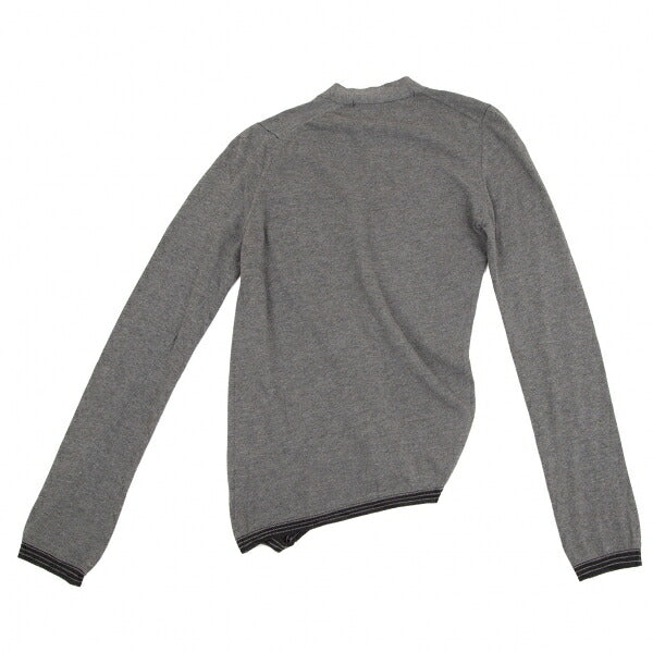 COMME des GARCONS Product-Dyed Wool Cardigan Gray Size S