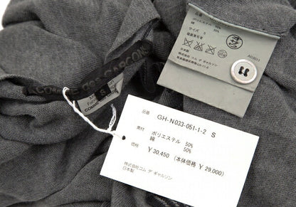 COMME des GARCONS Product-Dyed Wool Cardigan Gray Size S