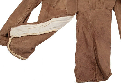 COMME des GARCONS Garment Dyed Lamb Jacket Brown Size L