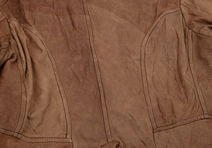 COMME des GARCONS Garment Dyed Lamb Jacket Brown Size L