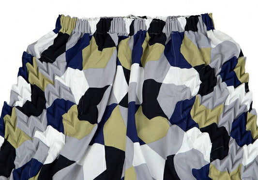 ISSEY MIYAKE Yagasuri Print Embossed Wide Pants Multi Size M