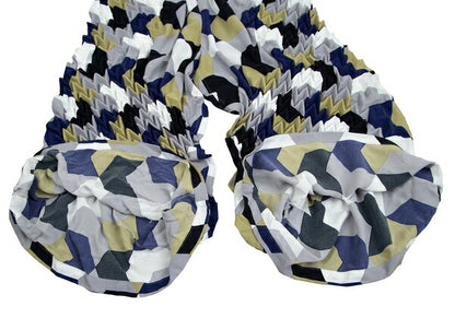 ISSEY MIYAKE Yagasuri Print Embossed Wide Pants Multi Size M