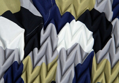 ISSEY MIYAKE Yagasuri Print Embossed Wide Pants Multi Size M