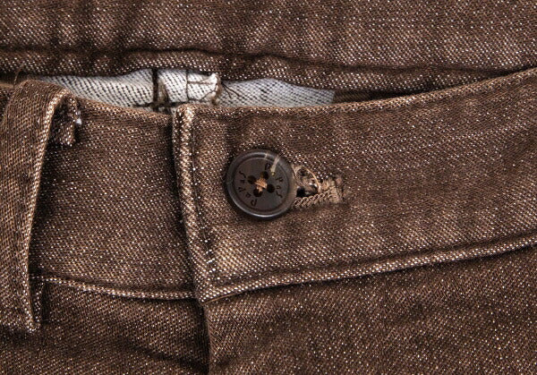 Papas Stretch Cotton Tapered Pants Brown Size 46S