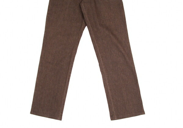 Papas Stretch Cotton Tapered Pants Brown Size 46S