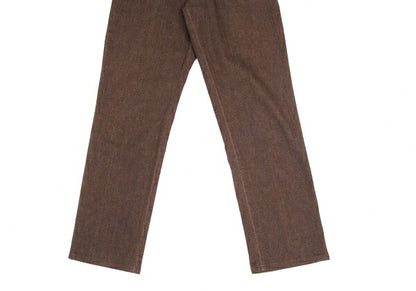 Papas Stretch Cotton Tapered Pants Brown Size 46S