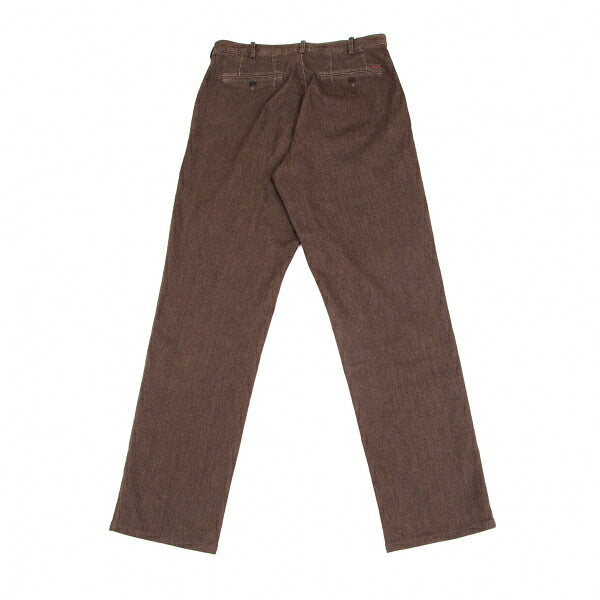 Papas Stretch Cotton Tapered Pants Brown Size 46S