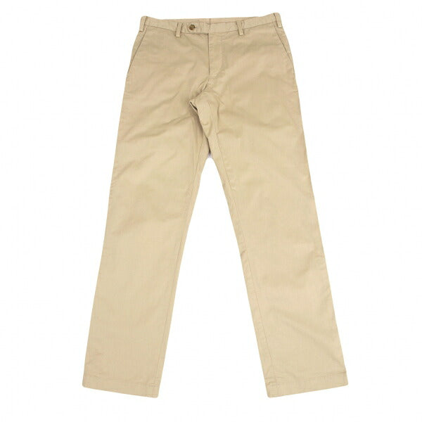 Papas+ Garment Dyed Stretch Cotton Chino Pants Beige Size S