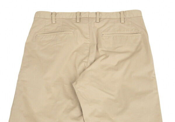 Papas+ Garment Dyed Stretch Cotton Chino Pants Beige Size S
