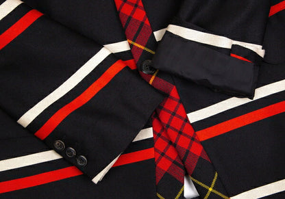 COMME des GARCONS HOMME PLUS 16SS Tartan Jacket Black Size M