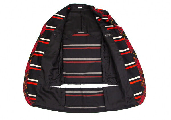 COMME des GARCONS HOMME PLUS 16SS Tartan Jacket Black Size M