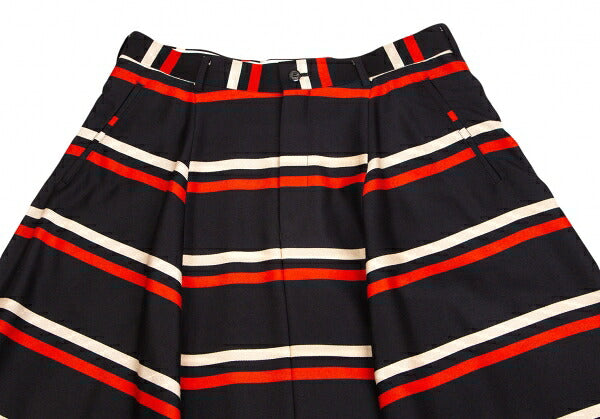 COMME des GARCONS HOMME PLUS Striped Pants Black/Red Size M