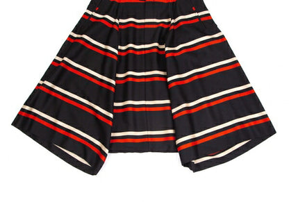COMME des GARCONS HOMME PLUS Striped Pants Black/Red Size M