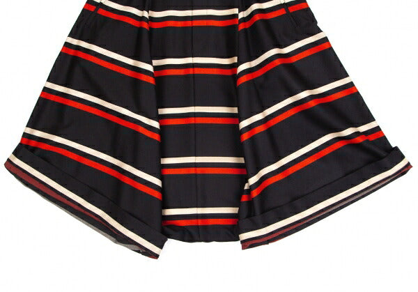 COMME des GARCONS HOMME PLUS Striped Pants Black/Red Size M