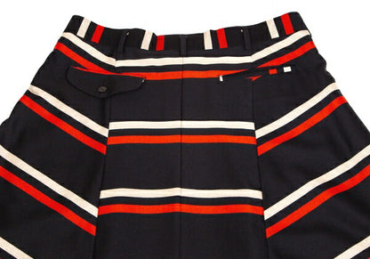 COMME des GARCONS HOMME PLUS Striped Pants Black/Red Size M