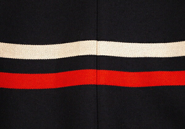 COMME des GARCONS HOMME PLUS Striped Pants Black/Red Size M