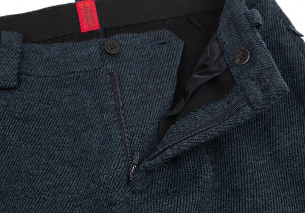 ISSEY MIYAKEHaaT Wool Blend Stretch Skinny Pants Blue Size M