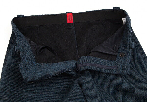ISSEY MIYAKEHaaT Wool Blend Stretch Skinny Pants Blue Size M