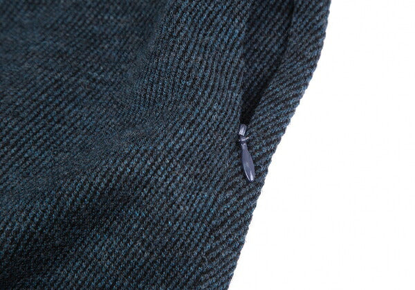 ISSEY MIYAKEHaaT Wool Blend Stretch Skinny Pants Blue Size M