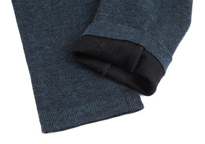 ISSEY MIYAKEHaaT Wool Blend Stretch Skinny Pants Blue Size M