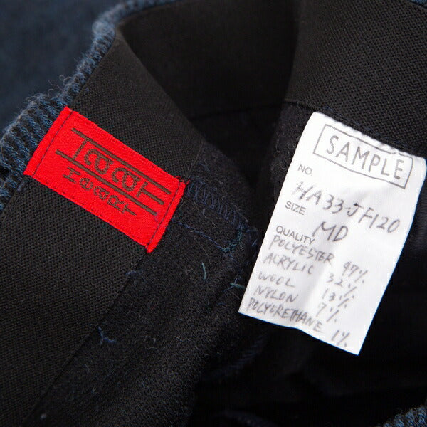 ISSEY MIYAKEHaaT Wool Blend Stretch Skinny Pants Blue Size M