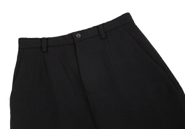 ISSEY MIYAKE Wool Center Slit Midi Skirt Black Size M
